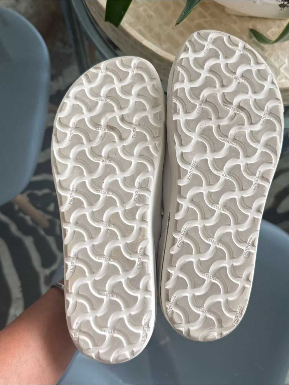 Birkenstock White Low-Top Women's Leather Sneakers